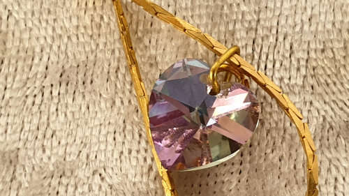 3 pc Swarovski Crystal Jewelry set - 2 x Necklaces and a Bracelet -Boxed