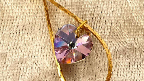 3 pc Swarovski Crystal Jewelry set - 2 x Necklaces and a Bracelet -Boxed