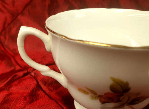 1950's ROYAL VALE Pat no 8220 bone china TRIO Ridgeway Potteries England - 5 available