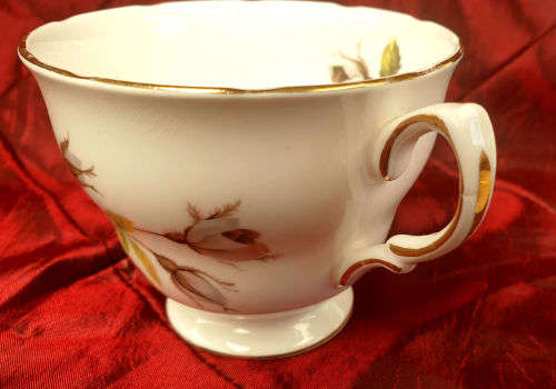 1950's ROYAL VALE Pat no 8220 bone china TRIO Ridgeway Potteries England - 5 available
