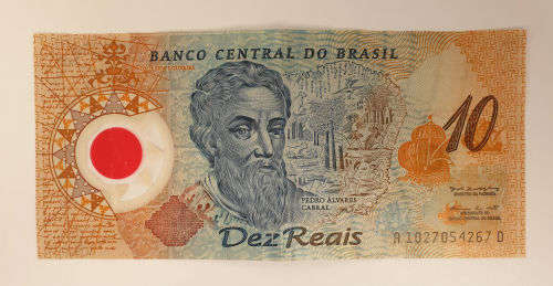 Unciirculated 2000-2001 10 Reais Commemorative issue 500 years of discovery of Brazil