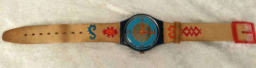 Vintage Pre-owned Swiss Swatch AG 1992 Quartz watch -- working with new battery