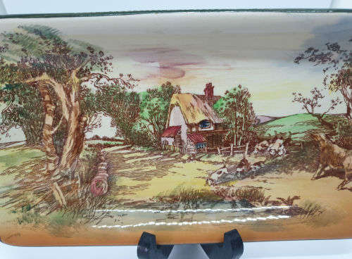 Vintage Royal Doulton Rustic England D5694 Tray Regd Australia .16306/7/8