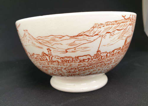 1838-1938 Voortrekker eeufees Commemorative Bowl - Pretoria made in Holland 65x110