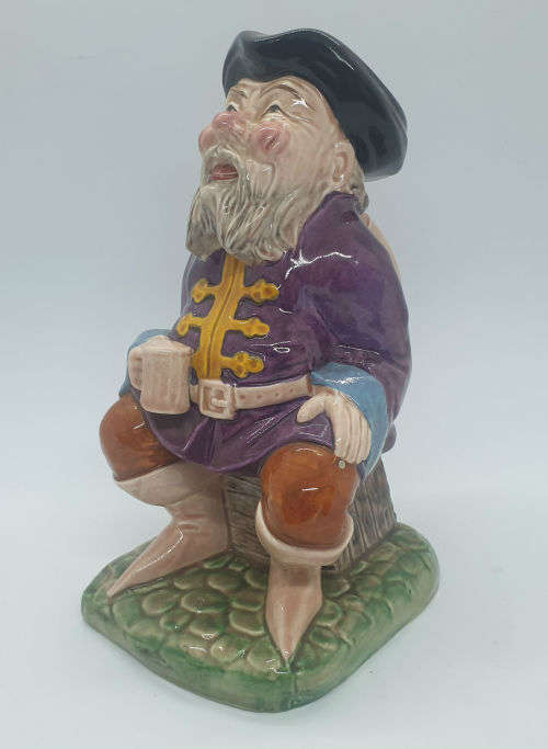 Vintage Melba Ware 'The Tale Teller' Toby Jug H.Wain and sons Stroke-on-Trent England 200x100x155mm