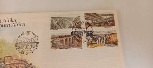 1984 1st day Cover - Bridges of South Africa