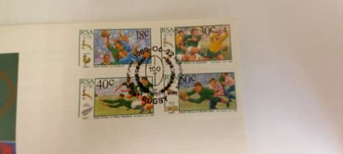 1985 1st day cover- Centenary of the SA Rugby Board