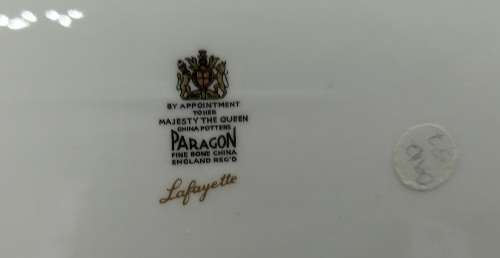 Vintage Paragon Lafayette Platter By appointment  - Mint condition - 300x388mm