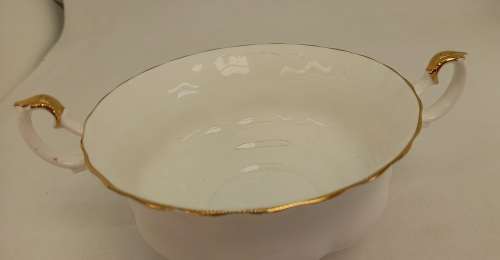 Vintage Royal Albert Val D'or -Soup Cup and Saucer- 2 available (Bid is for one Duo)
