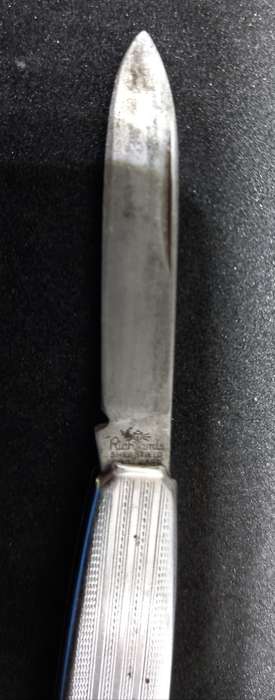 Vintage Stainless Richards Sheffield Pocket Knife 123mm (blade open).