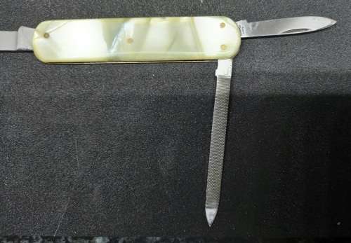 Vintage INOX Solingen pocket Knife 140mm open