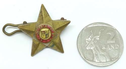WWII EX UNITATE VIRES Badge25x25mm