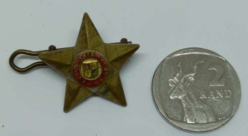 WWII EX UNITATE VIRES Badge25x25mm