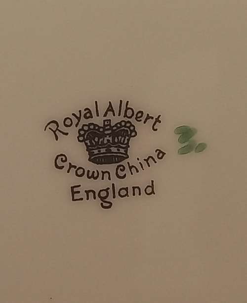 Pre-1936 Royal Albert Crown China England - Cake Plate - 249mm