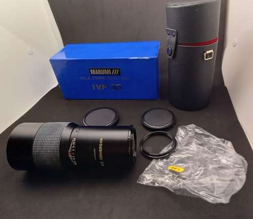 Marumi IVP 35 teleconversion lens -3,5X Video Telephoto Lens -Lens Mount 46mm