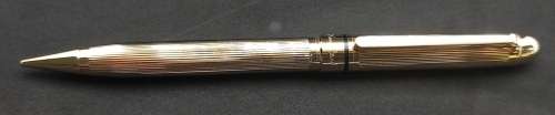 Gold Tone Pierre Cardin Pen and Pencil set -Unused each in own Box- Ink Still Ok
