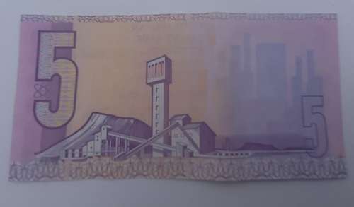 1990  South Africa 5 Rand -Chris Stals Uncirculated