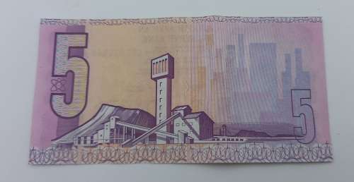 1990  South Africa 5 Rand -Chris Stals Uncirculated