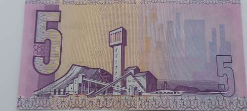 1990  South Africa 5 Rand -Chris Stals Uncirculated