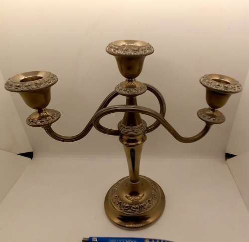 Vintage Silver Plated LANTHE of ENGAND Candelabra 255x273x100mm