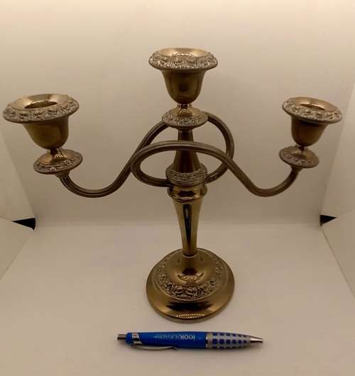 Vintage Silver Plated LANTHE of ENGAND Candelabra 255x273x100mm