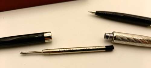 Buren Swiss Made Ball pen and Pencil set Unused still in Box with sleeve-0,5 lead