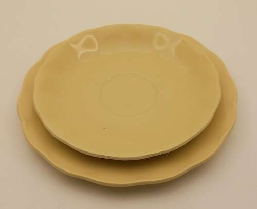 Vintage GRINDLEY Petal Ware Saucer and side Plate Made in England