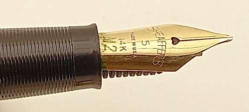 Rare Vintage Pre-owned Sheaffers Lifetime Piston Filling Fountain Pen with No 5 14KT Gold Nib