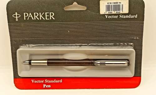 Vintage Parker Vector standard FOUNTAIN Pen in unopened Original Packaging (New Old Stock)