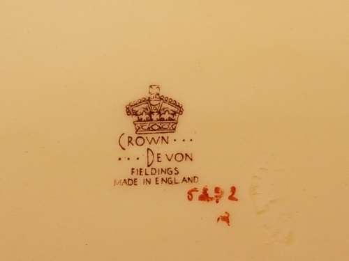 Vintage Crown Devon Fieldings Cries of London Plate -'' A new Love song ''-Hand Painted England