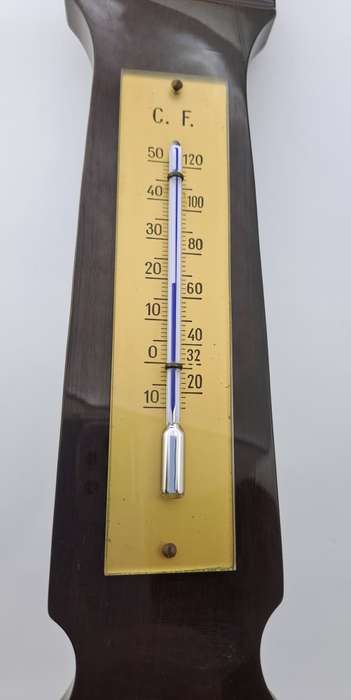 Antique/ Vintage SUNDO Barometer with Thermometer 390x30x35mm