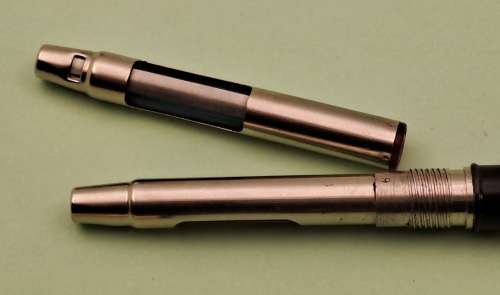 Vintage Gold plated Sheaffer Fountain pen with 14kt 585 Gold Nib(2 Convertors) Cap engraved
