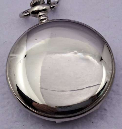 Quartz Pocket watch  on chain working-Japan Movement