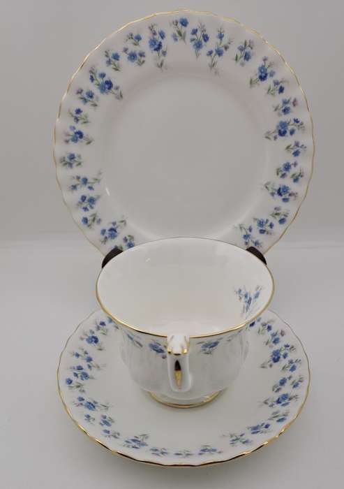 Vintage Royal Albert `Memory Lane` Bone China Trio - 12 available
