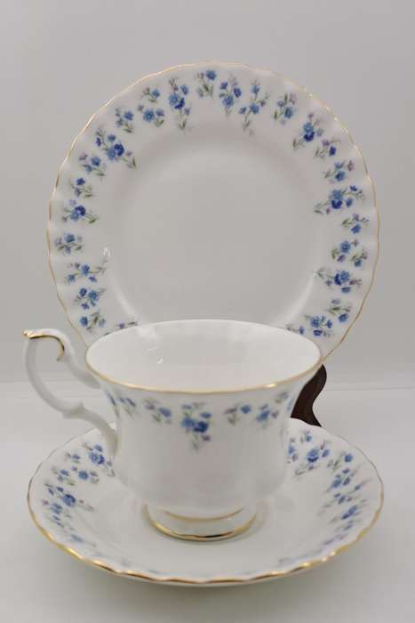 Vintage Royal Albert `Memory Lane` Bone China Trio - 12 available