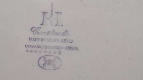 Large Porcelain Constantia Plate made in South Africa 28cm