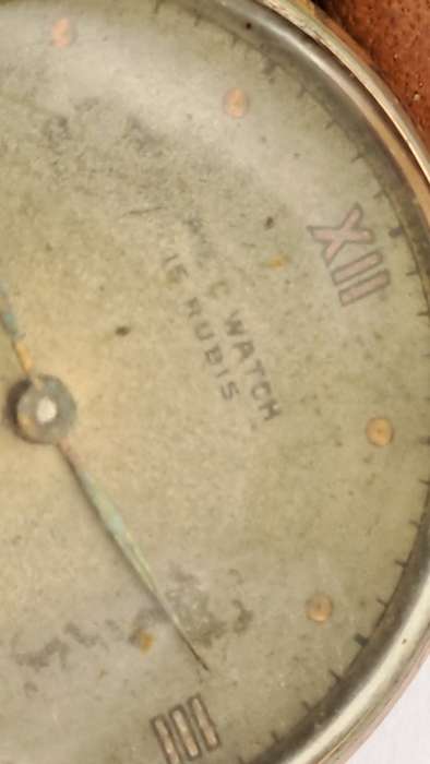 Antique Manual watch -working - for restoration -15 Rubis