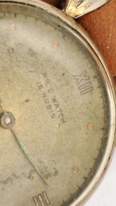 Antique Manual watch -working - for restoration -15 Rubis