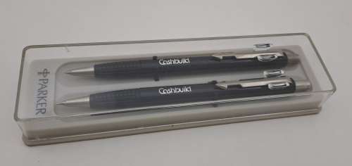 Parker ballpen and pencil set in case
