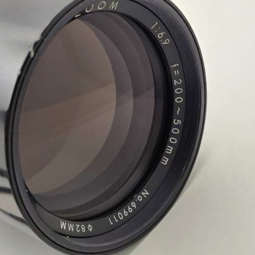 Auto Tamron Zoom 1:6.9 f200-500mm  No.699011 lens for Pentax II-in Case