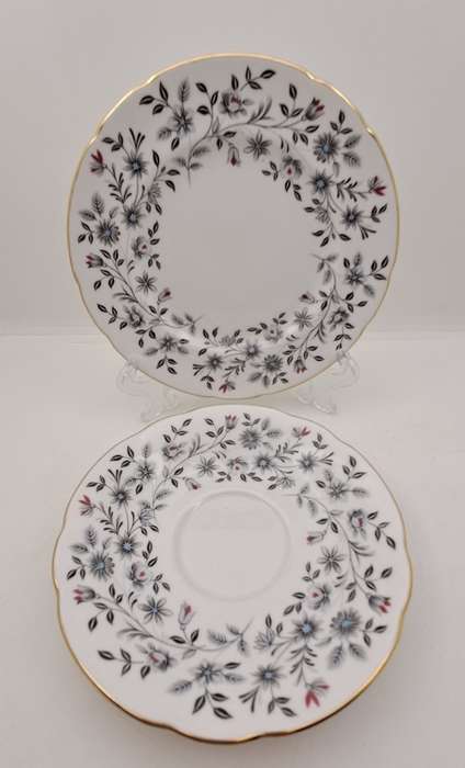 Vintage Paragon `Vanity Fayre` Trio Fine Bone China (6 Available )