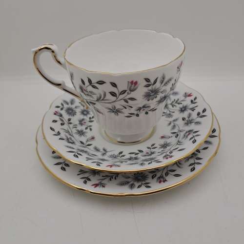 Vintage Paragon `Vanity Fayre` Trio Fine Bone China (6 Available )