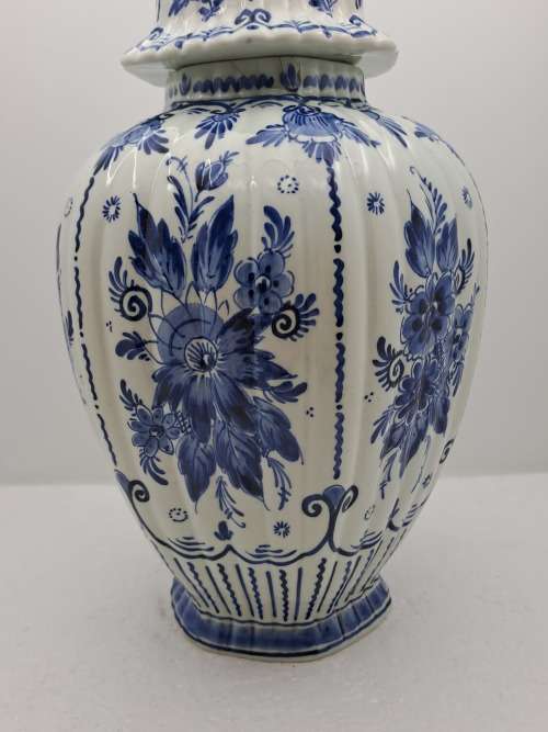 Large Antique/Vintage Delft Blauw Ginger Jar No 5004-Holland-See Condition