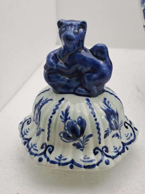 Large Antique/Vintage Delft Blauw Ginger Jar No 5004-Holland-See Condition