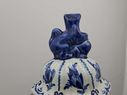 Large Antique/Vintage Delft Blauw Ginger Jar No 5004-Holland-See Condition