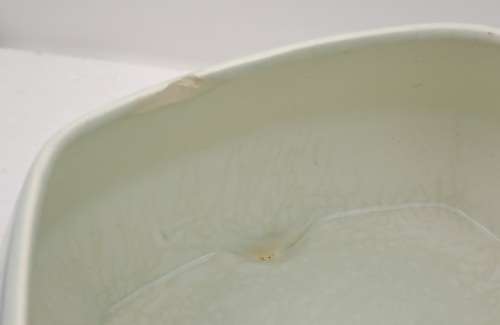 Antique 1920`s Victorian Delft Blauw Trinket Box -Holland-(2 CHIPS)