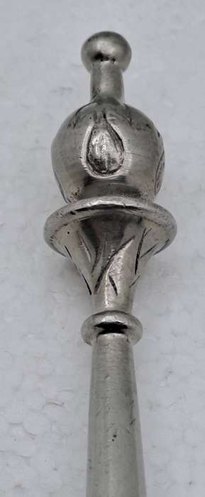 Large Hand Crafted  Designer Pewter Spoon by Earth Angel