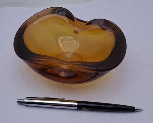 Small Murano Glass Bowl -Ashtray 5,5cm x13,5cm x 10cm