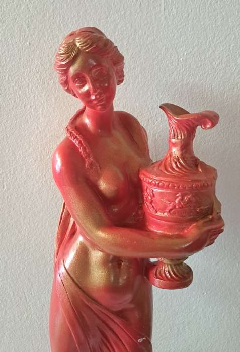Large Vintage Water Bearer Figurine - Resin 42cm tall