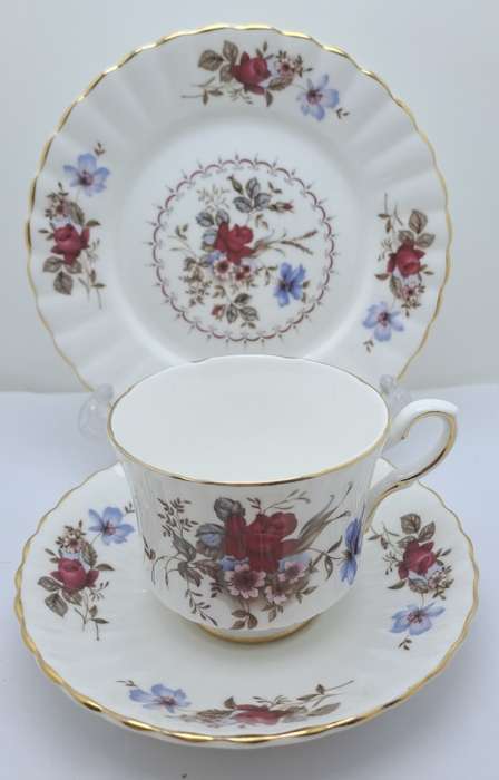Vintage Royal Stafford Fine Bone China TRIO Made in England